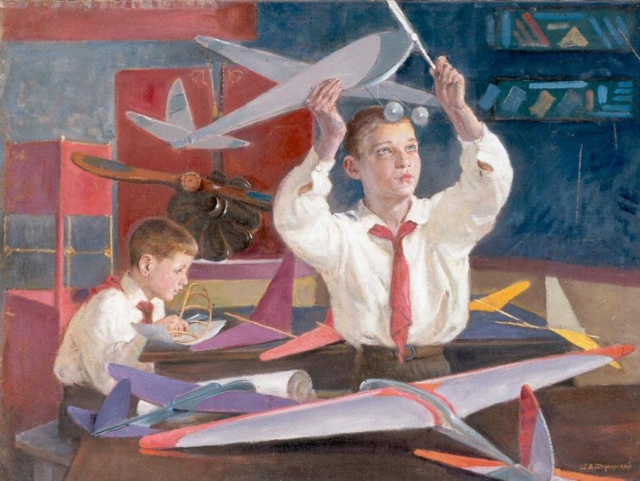 Young aerodynamics pioneers à Boris Jeremejewitsch Wladimirski