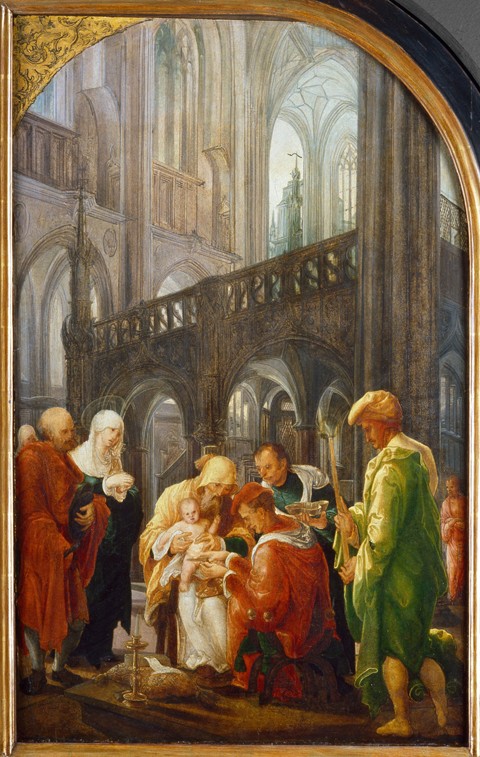 The circumcision of Christ à Wolf Huber