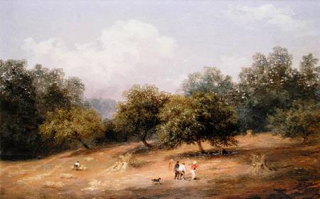 Sheaving Wheat, Nice's Orchard, Branchtown à Xanthus Russell Smith