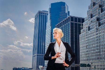 Young Businesswoman in New York City