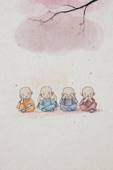 Cute Monks