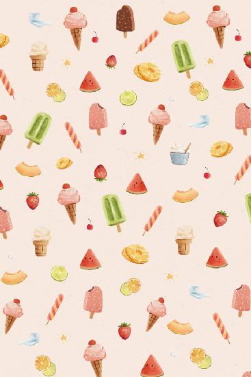 Sweet Ice Cream Pattern