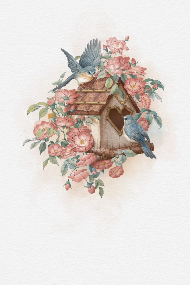 Bird House and rose à Xuan Thai