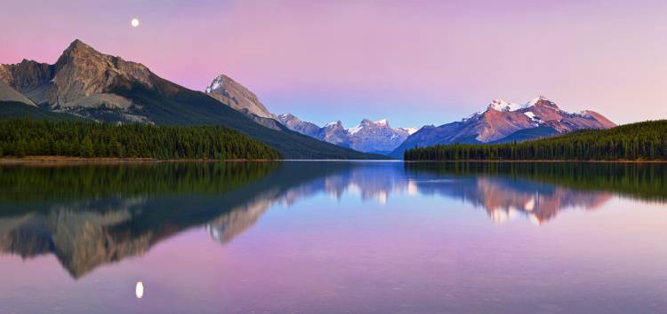 Lac Maligne à Yan Zhang