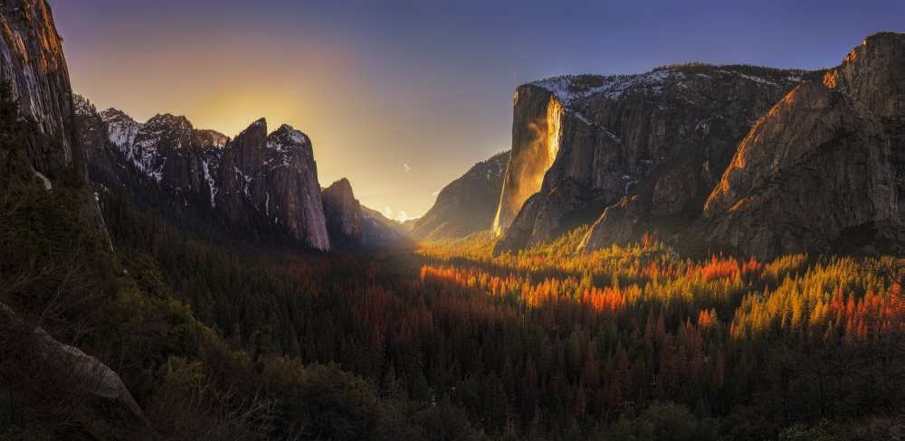 Yosemite Firefall à Yan Zhang
