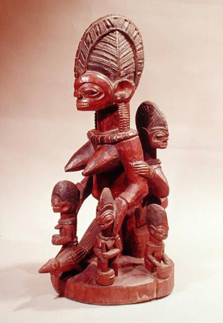 Mother and children à Yoruba  Culture