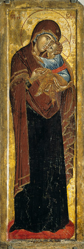 Icon known as the 'Virgin of Tsar Dushan' 2 à École yougoslave
