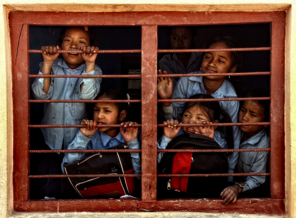 Children of Nepal - Series à Yvette Depaepe