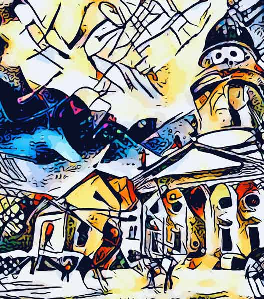 Kandinsky meets Berlin 1 à zamart