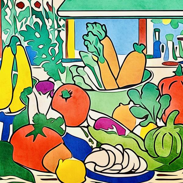 Gesundes Essen-Matisse inspired à zamart