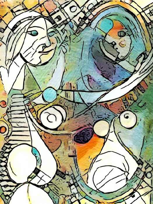 Hommage an Picasso (3) à zamart