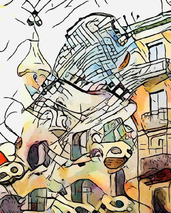 Kandinsky trifft Barcelona, Motiv 4 à zamart