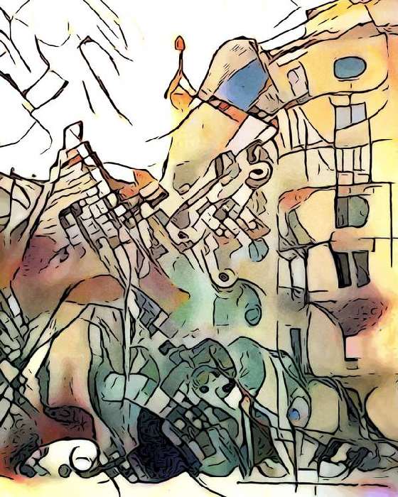 Kandinsky trifft Barcelona, Motiv 6 à zamart