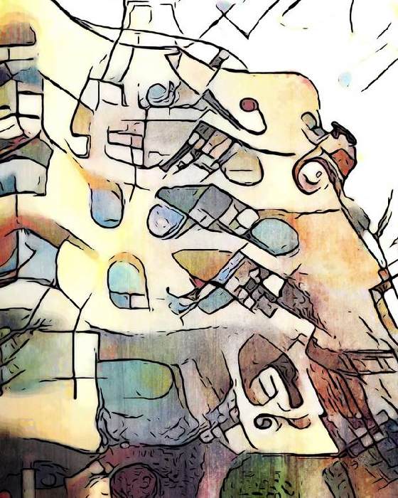 Kandinsky trifft Barcelona, Motiv 8 à zamart