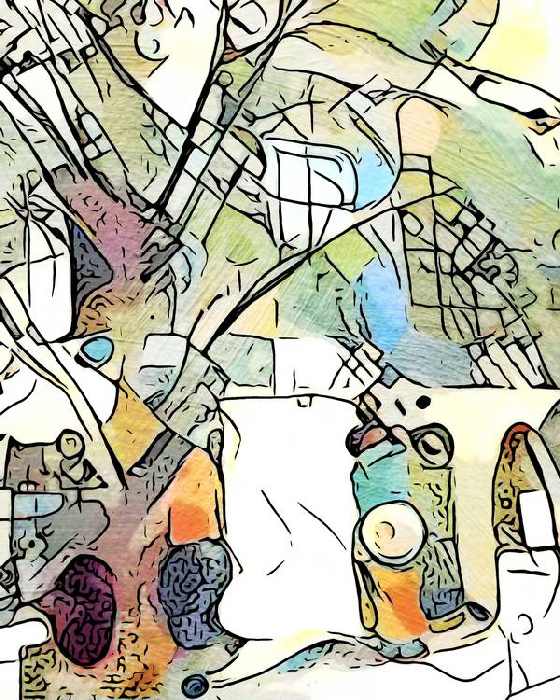 Kandinsky trifft Hundertwasser, Wien, Motiv 1 à zamart
