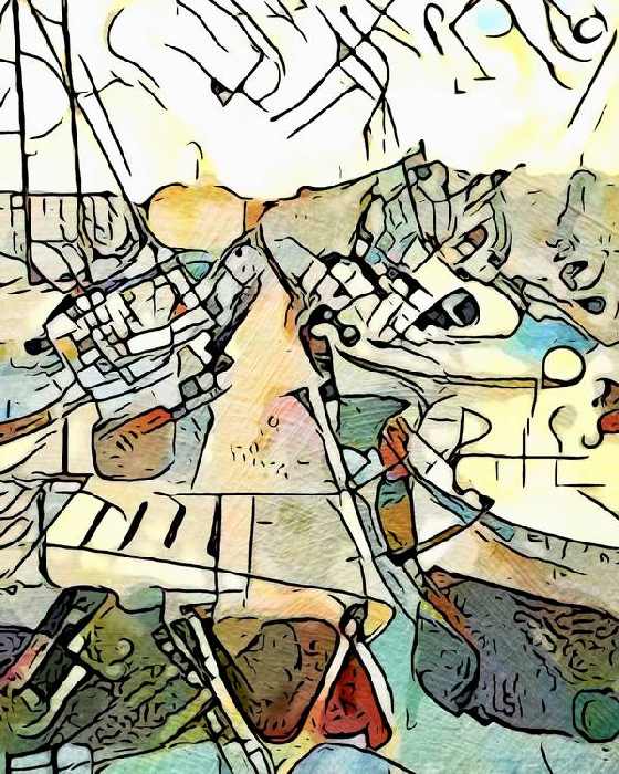 Kandinsky trifft Marseille, Motiv 10 à zamart
