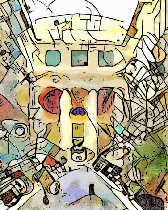 Kandinsky trifft Marseille, Motiv 8 à zamart