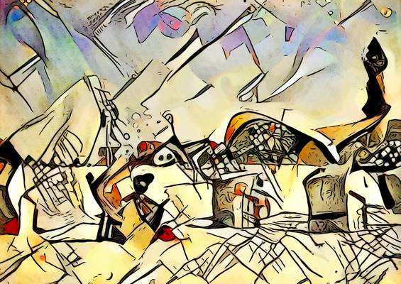 Kandinsky trifft Warnemünde 3 à zamart