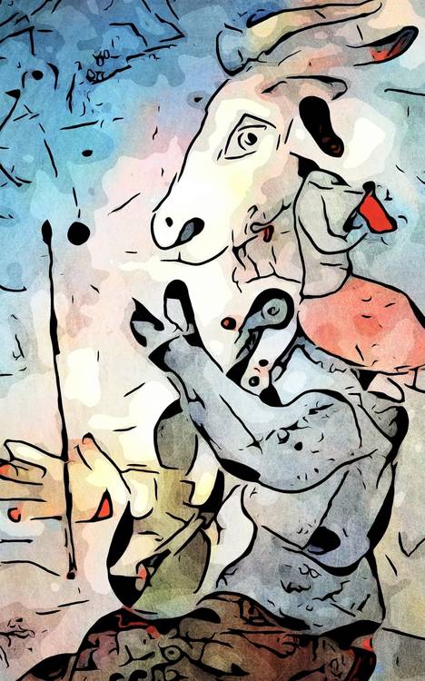 Miro trifft Chagall (Frühling) à zamart