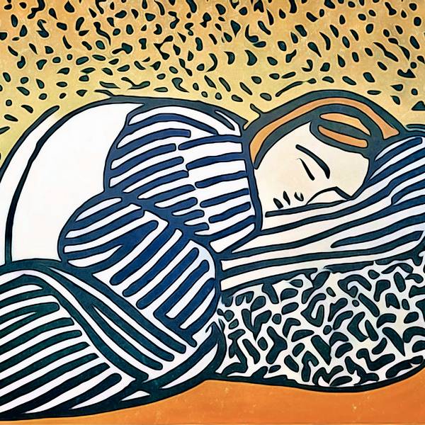 Schlafende Frau-Matisse inspired à zamart
