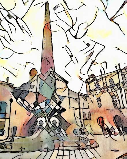 Kandinsky trifft Arles, Motiv 4