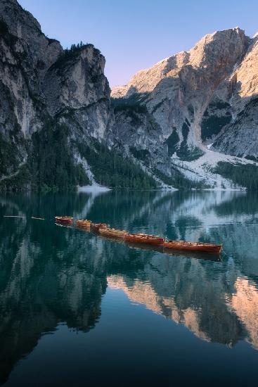 Lago di Braies in the Light of Beauty