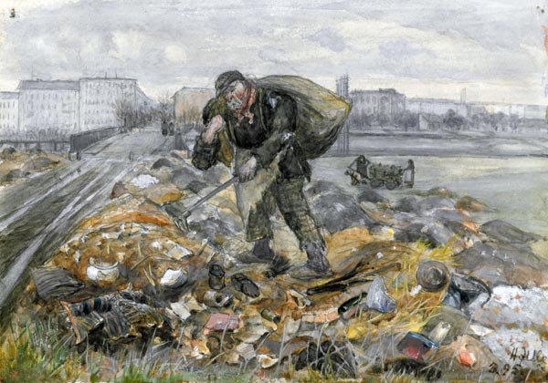 Heinrich Zille, Müllsammler à Heinrich Zille